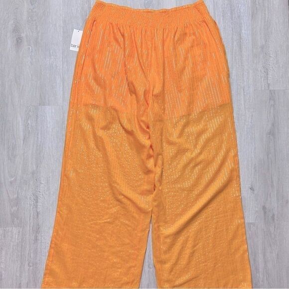 Yellow Wide Leg Pull On Pants 2X - Picture 7 of 7